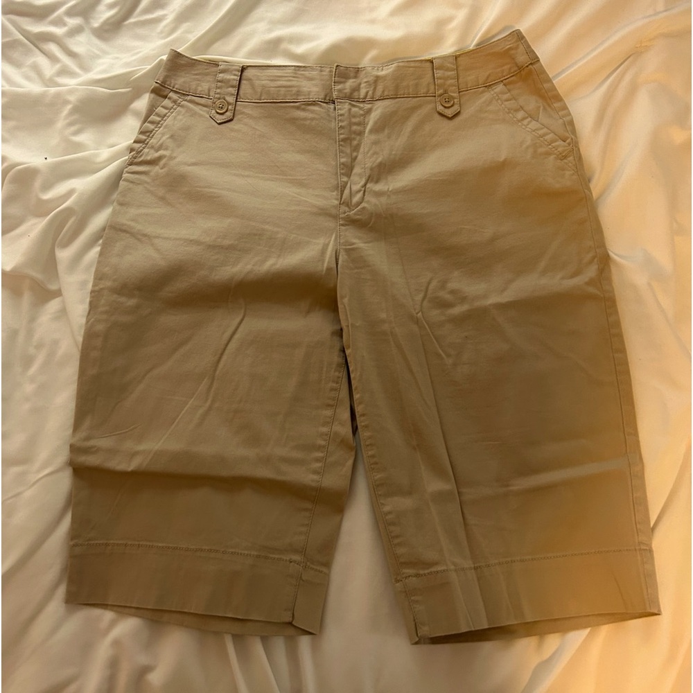 Khaki Capri Pants